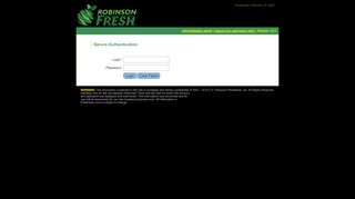 
                            8. Robinson Fresh Login