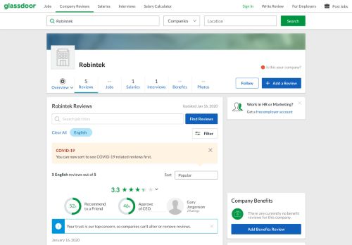 
                            7. Robintek Reviews | Glassdoor