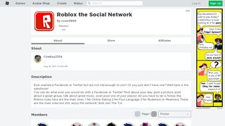 
                            4. Roblox the Social Network - Roblox