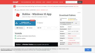 
                            12. Roblox - Windows 10 App - Download - CHIP