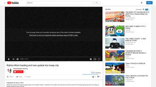 
                            8. Roblox-Wont loading and new update too meep city - YouTube