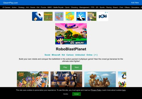 
                            6. RoboBlastPlanet - GleamPlay.com