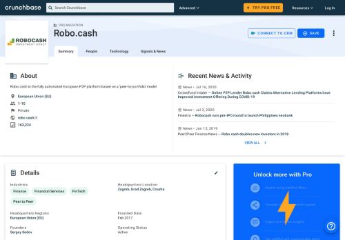 
                            13. Robo.cash | Crunchbase