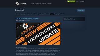 
                            8. Robocraft :: UPDATE: New Login System - Steam Community