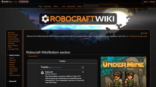 
                            11. Robocraft Wiki/Bottom section - Official Robocraft Wiki