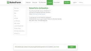 
                            3. RoboForm Activation