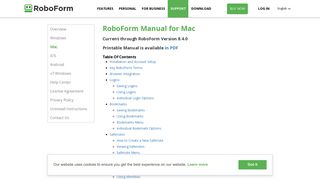 
                            12. RoboForm Manual Mac