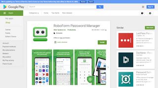 
                            3. RoboForm Password Manager - Apps on Google Play