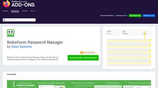 
                            6. RoboForm Password Manager – Get this Extension for ? Firefox (en-US)