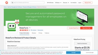 
                            8. RoboForm Reviews 2019 | G2 Crowd