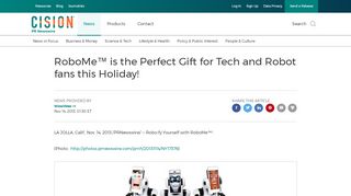 
                            6. RoboMe™ is the Perfect Gift for Tech and Robot fans this Holiday!