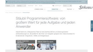 
                            4. Robotersoftware / Stäubli - Staubli