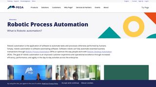 
                            8. Robotic Process Automation (RPA) explained | Pega