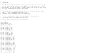 
                            12. robots.txt # # This file is to prevent the crawling and indexing of certain ...