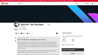 
                            11. ROCCAT - Set The Rules - Reddit