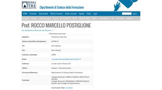 
                            5. Rocco Marcello POSTIGLIONE - Università degli Studi di Roma Tre ...