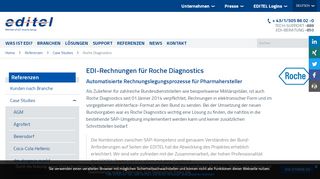 
                            13. Roche Diagnostics - EDITEL Austria - EDI-Lösungen für jeden Bedarf