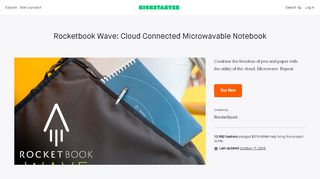 
                            13. Rocketbook Wave: Cloud Connected Microwavable ...