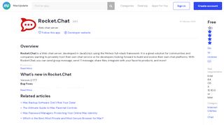 
                            13. Rocket.Chat 2.14.7 free download for Mac | MacUpdate