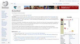 
                            12. RocketMail - Wikipedia