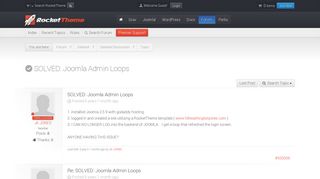 
                            3. RocketTheme - TOPIC: SOLVED: Joomla Admin Loops