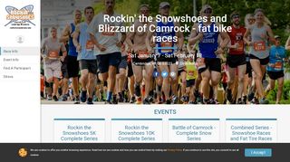 
                            13. Rockin' the Snowshoes and Blizzard of Camrock - fat bike races