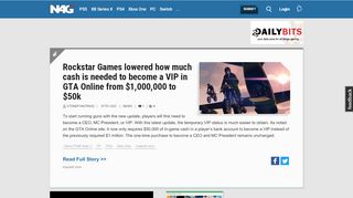 
                            11. Rockstar Games lowered how much cash is needed to become a ...