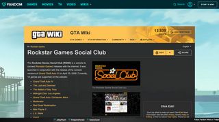 
                            7. Rockstar Games Social Club | GTA Wiki | FANDOM powered by Wikia