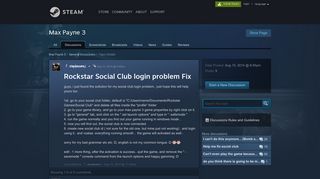 
                            1. Rockstar Social Club login problem Fix :: Max Payne 3 General ...