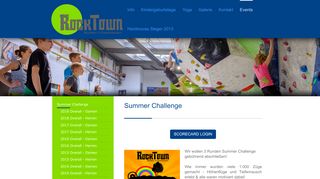 
                            7. RockTown - Bouldern in Kaiserslautern - Summer Challenge