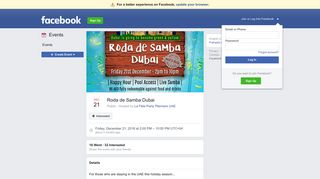 
                            9. Roda de Samba Dubai - Facebook