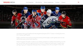 
                            11. Rogers GameCenter Live - Rogers Media