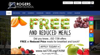 
                            12. Rogers High School / Homepage - ISD 728