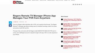 
                            5. Rogers Remote TV Manager iPhone App Manages Your PVR from ...