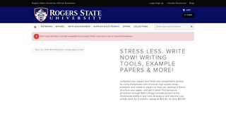 
                            11. Rogers State University Bookstore - Stress Less Write Now Writing ...