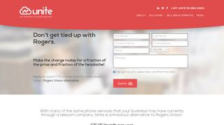 
                            10. Rogers Unison Alternative - Unite Communications