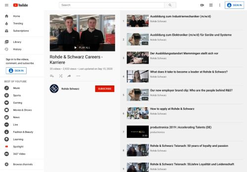 
                            13. Rohde & Schwarz Careers - Karriere - YouTube