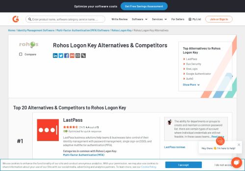 
                            11. Rohos Logon Key Alternatives & Competitors | G2 Crowd