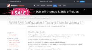 
                            13. RokBB User Guide for phpBB 3.1 - RocketTheme - Documentation