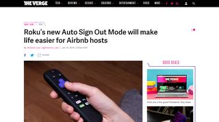 
                            12. Roku's new Auto Sign Out Mode will make life easier for Airbnb hosts ...