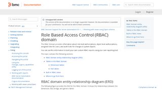 
                            13. Role Based Access Control (RBAC) domain - Documentation for BMC ...