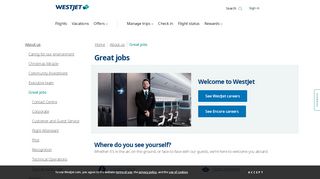 
                            11. Roles at WestJet - Jobs - About us | WestJet