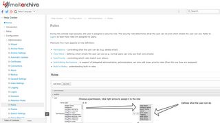 
                            6. Roles - MailArchiva Online Help