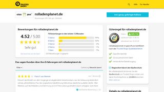 
                            8. rolladenplanet.de Bewertungen & Erfahrungen | Trusted Shops