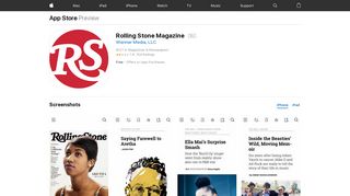 
                            3. Rolling Stone Magazine on the App Store - iTunes - Apple