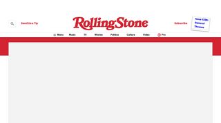 
                            13. Rolling Stone – Music, Film, TV and Political News Coverage