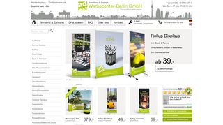 
                            4. RollUp, Banner, Displays - Werbecenter-Berlin GmbH