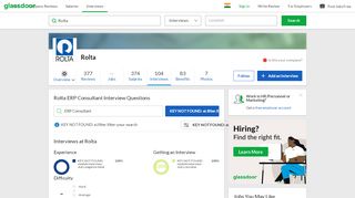 
                            3. Rolta ERP Consultant Interview Questions | Glassdoor.co.in