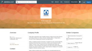 
                            8. rolta india ltd - Universalhunt.com