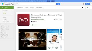 
                            6. Romance Cristão - Namoro & Chat Evangélico – Apps no Google Play